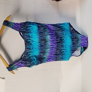 EUC Great Lengths Women's sz 10 Onepiece Swimsuit w/built-in bra